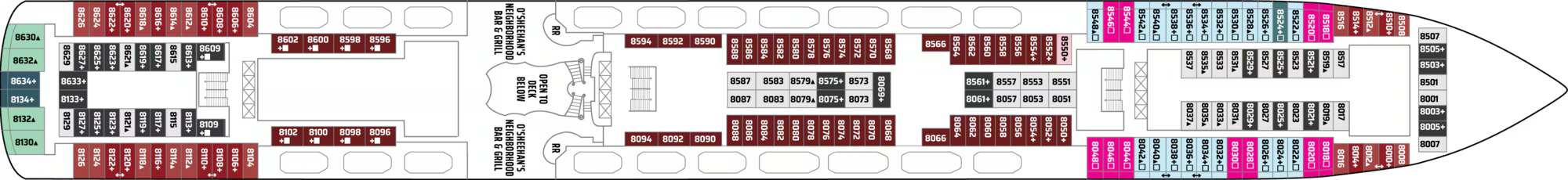 Deck 8 plan